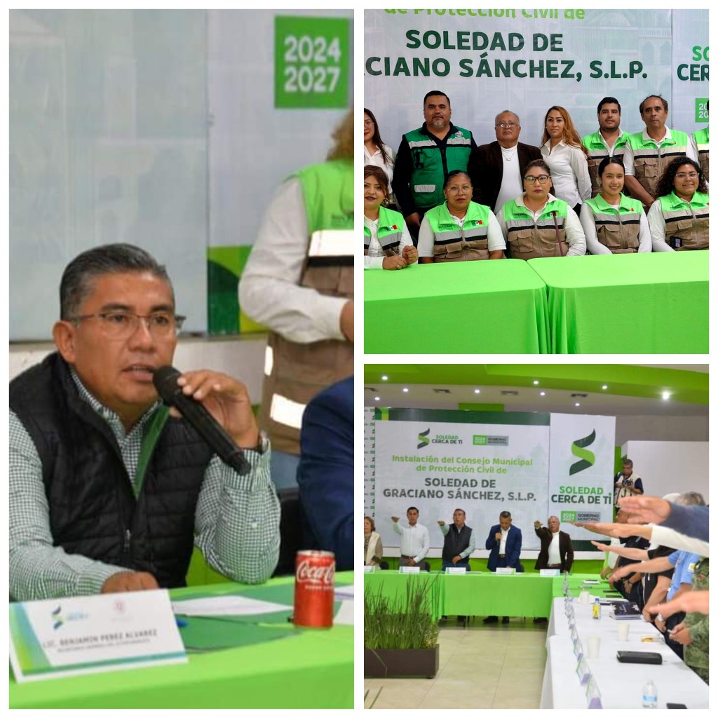 INSTALAN CONSEJO MUNICIPAL DE PROTECCIÓN CIVIL EN SOLEDAD DE GRACIANO&nbsp;SÁNCHEZ.