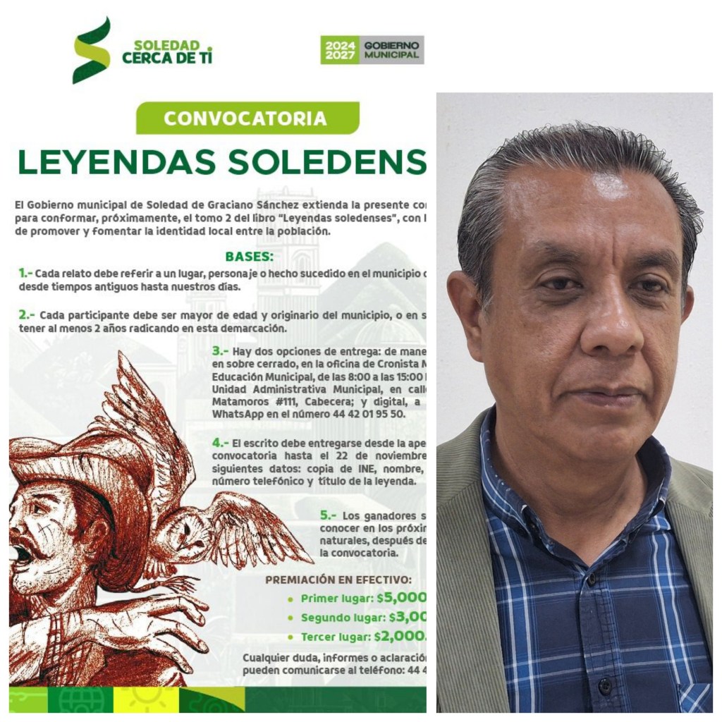 AYUNTAMIENTO INVITA A PRESERVAR LA HISTORIA DE SOLEDAD A TRAVÉS DEL CONCURSO DE LEYENDAS&nbsp;SOLEDENSES