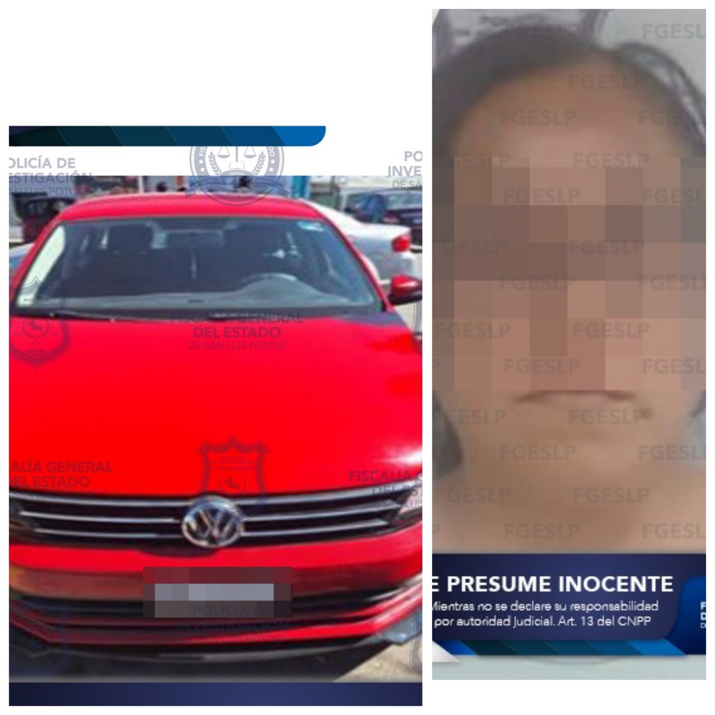 FISCALÍA DE SLP DETIENE A UNA MUJER CON UN VEHÍCULO&nbsp;ROBADO