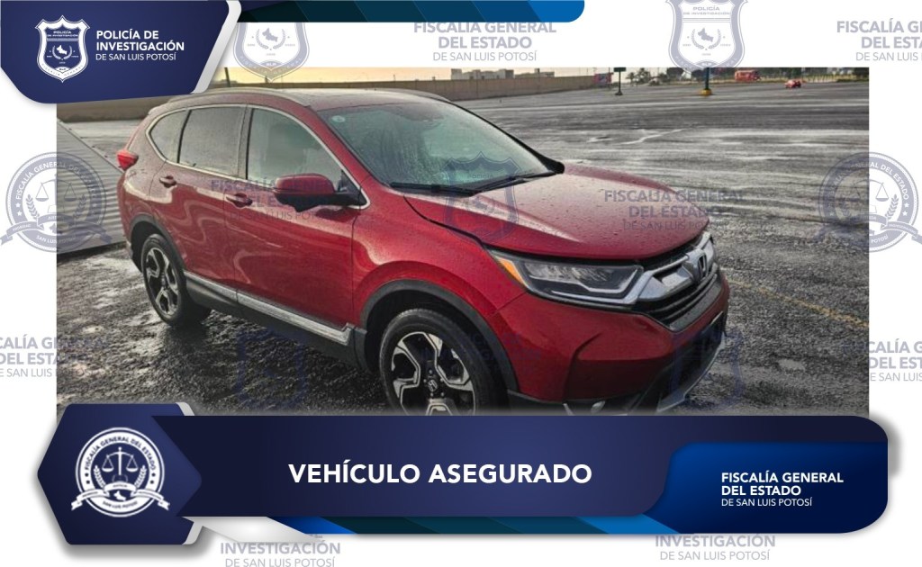 POLICÍA DE INVESTIGACIÓN ASEGURA EN SLP AUTOMÓVIL CON REPORTE DE&nbsp;ROBO