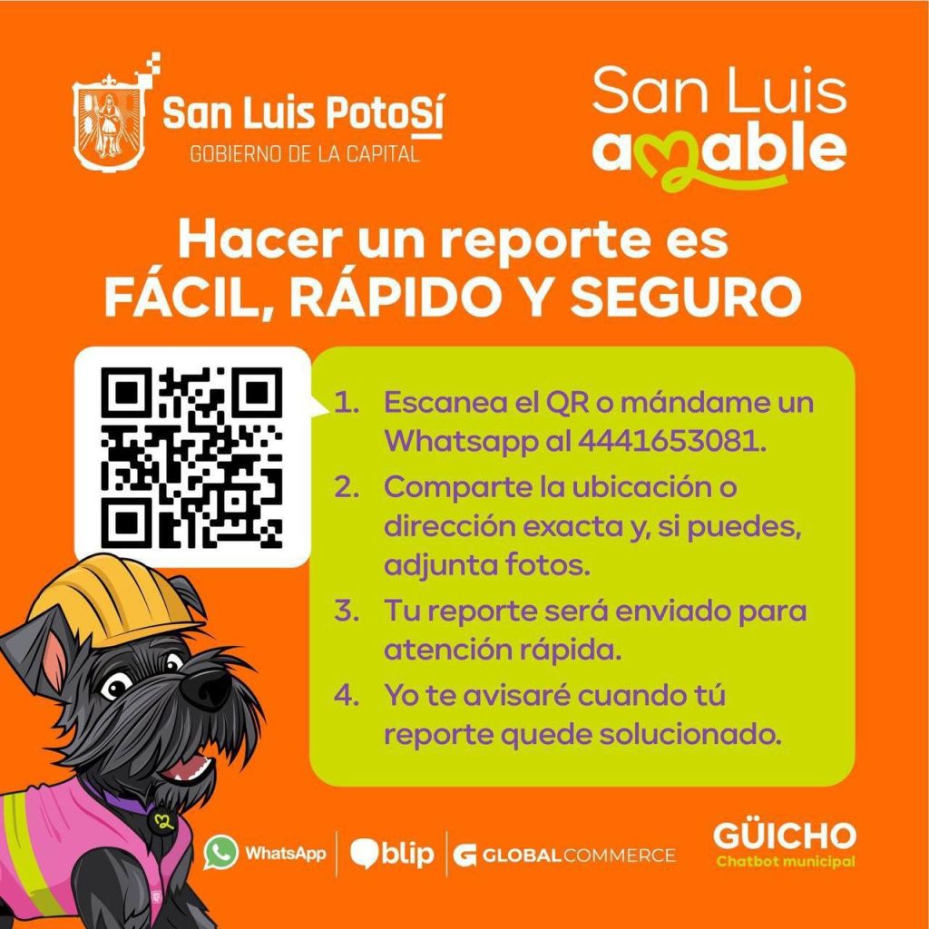 A solo unos días de su lanzamiento, Güicho ya ha atendido más de 130 reportes de&nbsp;potosinos