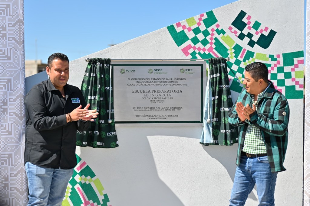 RICARDO GALLARDO LLEVA MÁS APOYO A JÓVENES CON NUEVA PREPARATORIA DE VENADO