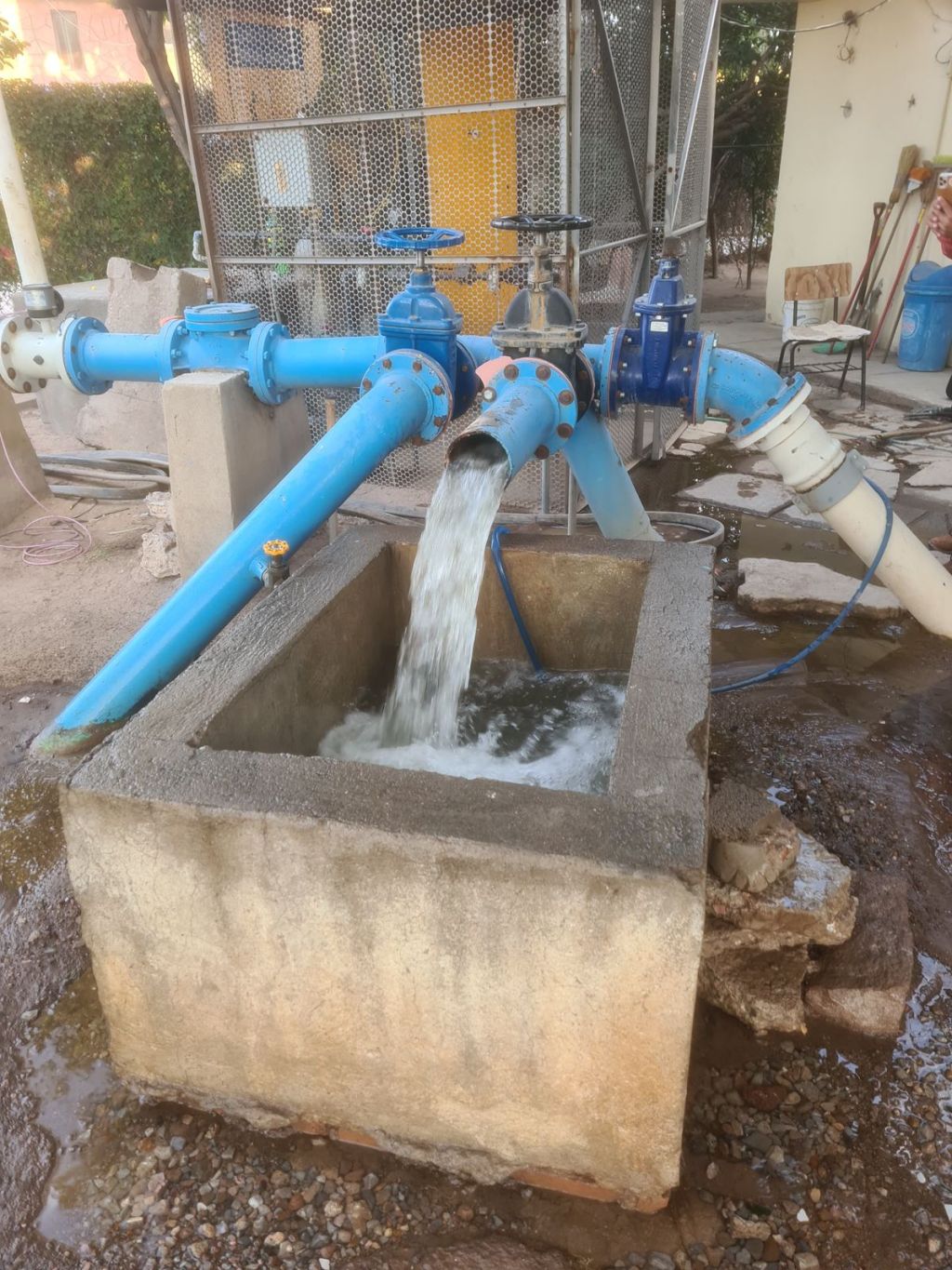 Listo pozo Lomas del Mezquital, tras rehabilitación del equipo de&nbsp;bombeo.