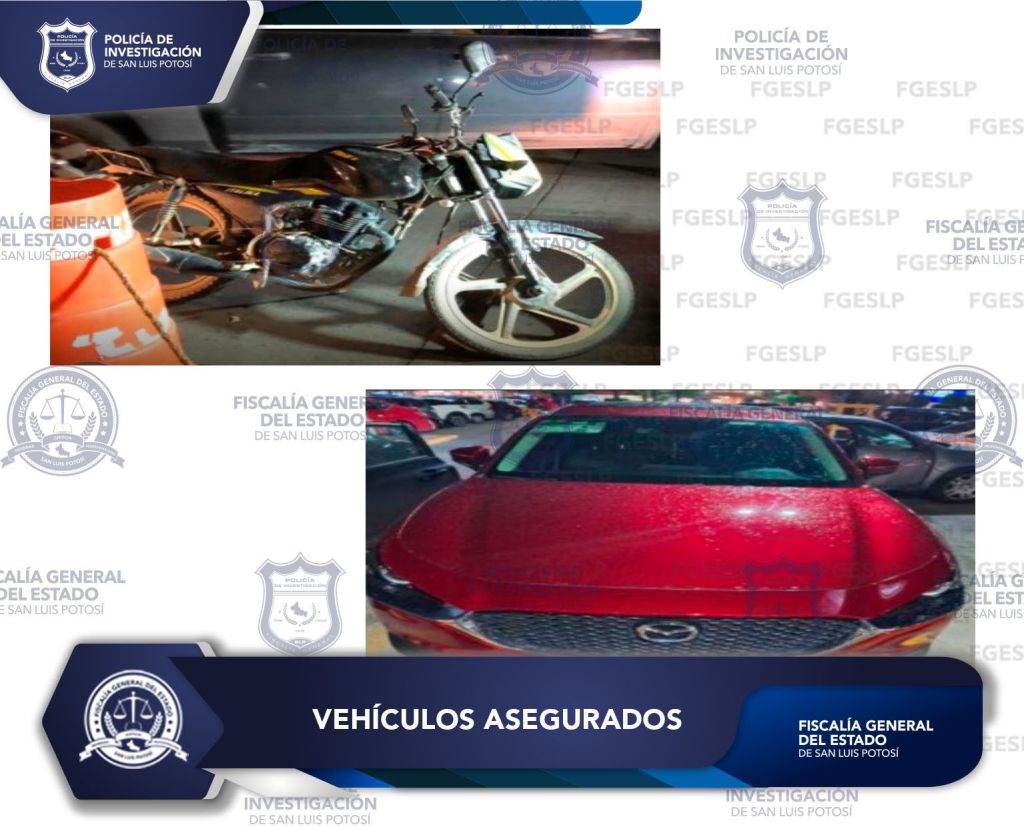 POLICÍA DE LA FGESLP ASEGURÓ DOS VEHÍCULOS POR DIVERSOS&nbsp;MOTIVOS