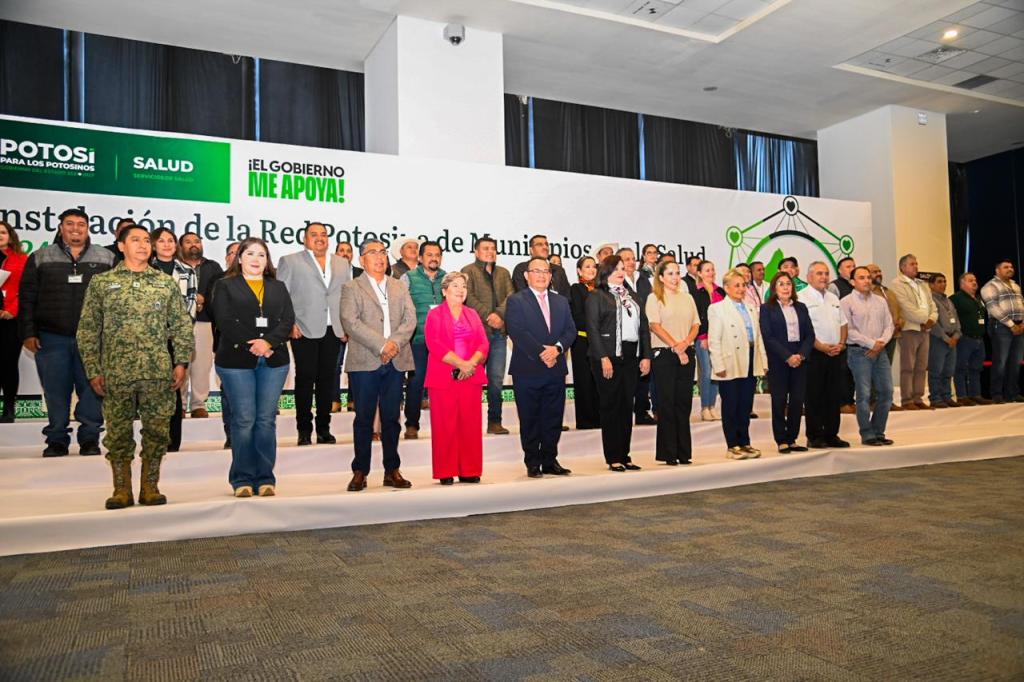 JUAN MANUEL NAVARRO TOMA PROTESTA COMO INTEGRANTE DE MESA DIRECTIVA DE RED POTOSINA DE MUNICIPIOS POR LA&nbsp;SALUD