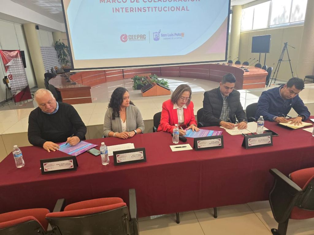 Gobierno de la Capital firma convenio con Ceepac, para promover la participación política de las&nbsp;mujeres