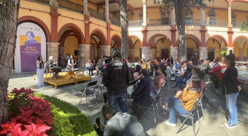 Exitoso conversatorio de la activista Rita Segato en la UASLP