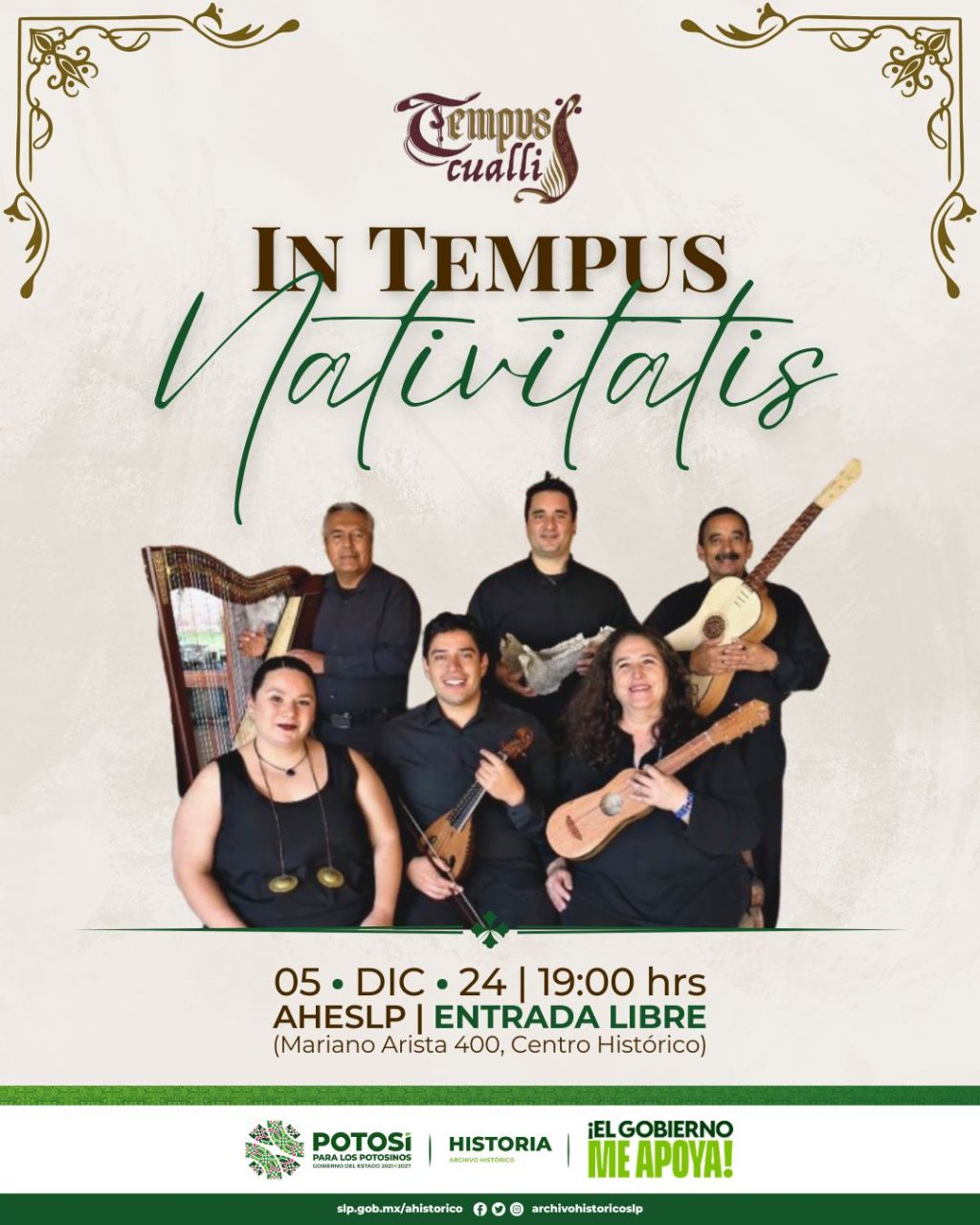 CONCIERTO GRATUITO EN EL ARCHIVO HISTÓRICO CONTAGIARÁ ESPÍRITU&nbsp;NAVIDEÑO