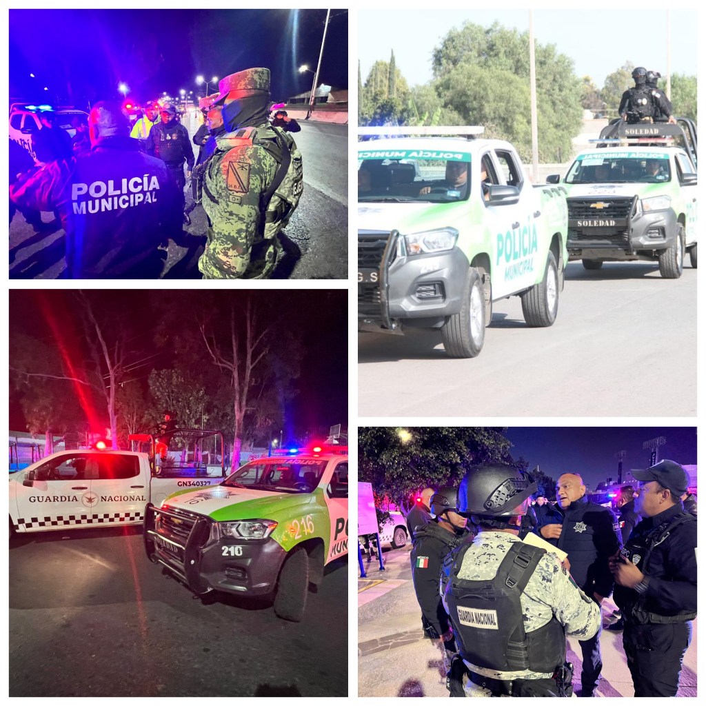 CONTINUARÁN OPERATIVOS INTERINSTITUCIONALES PARA GARANTIZAR LA PAZ Y TRANQUILIDAD EN SOLEDAD: SEGURIDAD PÚBLICA&nbsp;MUNICIPAL