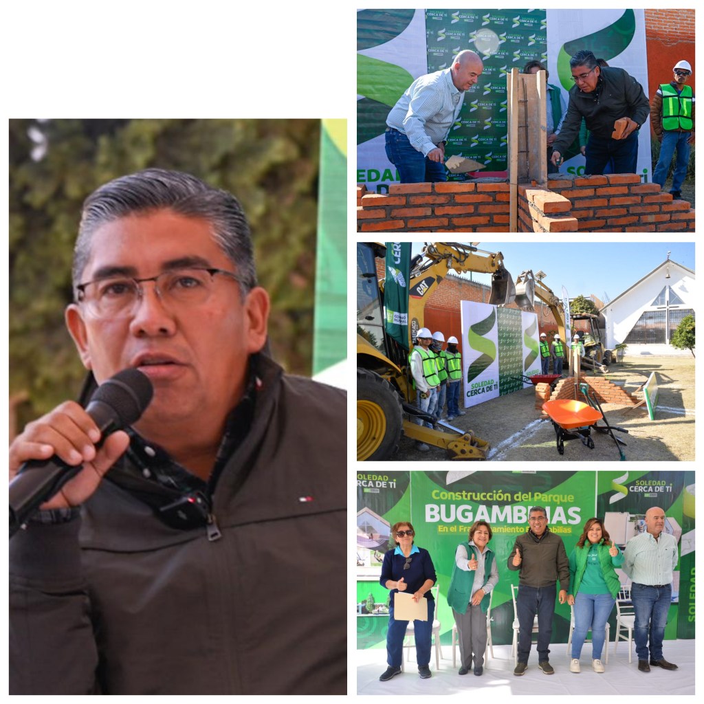 GOBIERNO DE SOLEDAD CERCANO A LAS FAMILIAS: ALCALDE ARRANCA CONSTRUCCIÓN DE NUEVO PARQUE&nbsp;URBANO