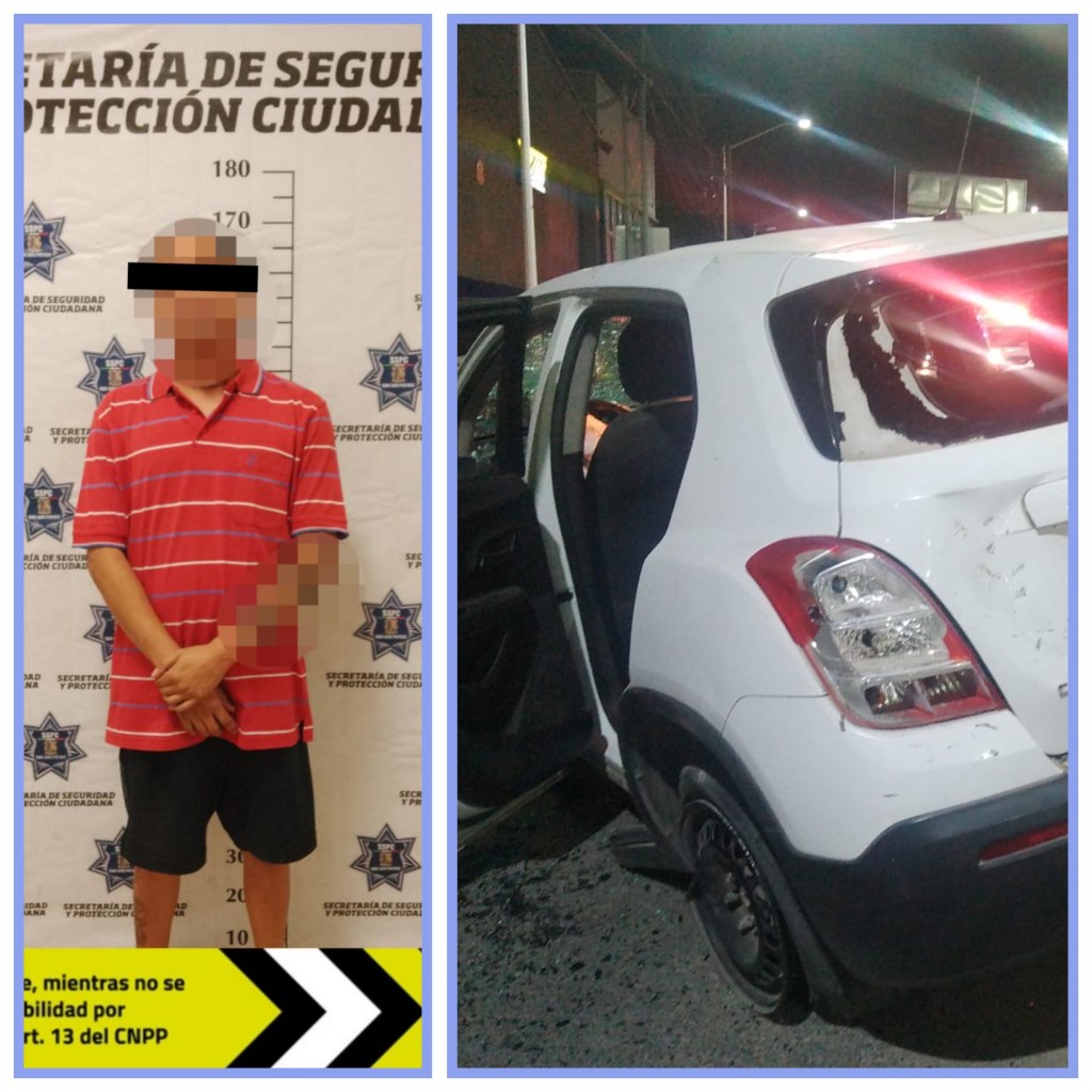 AVENTÓ A REPARTIDOR DE PLATAFORMA Y SE DA A LA FUGA