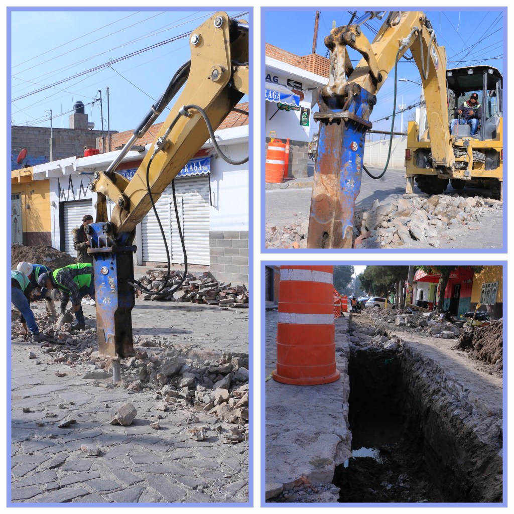 VILLA DE POZOS REHABILITA DRENAJE EN CALLE&nbsp;GALEANA