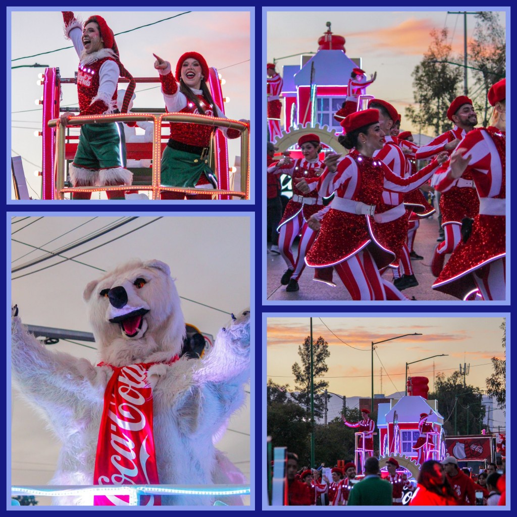 CARAVANA COCA COLA LLENA DE LUZ LAS CALLES DE&nbsp;SLP