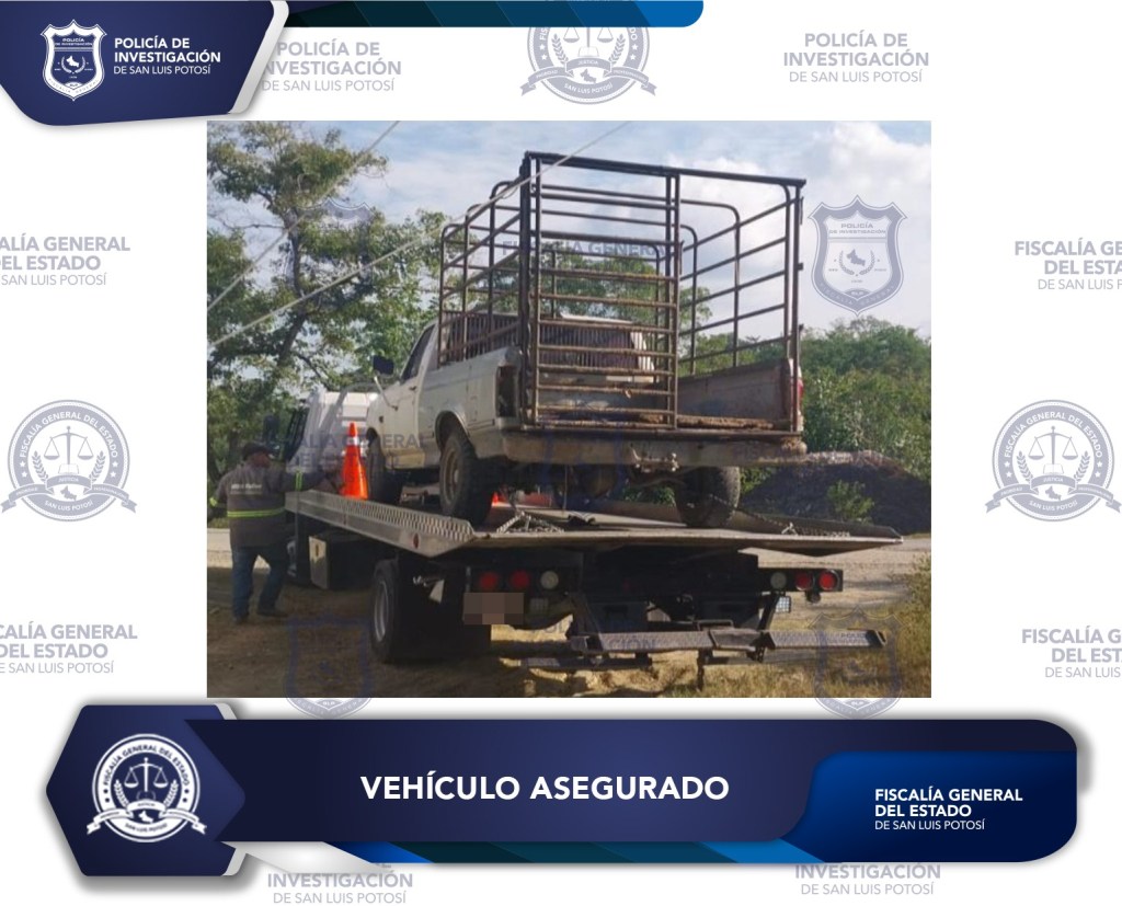 FGESLP RECUPERA CAMIONETA DENTRO DE UNA INVESTIGACIÓN POR ABIGEATO EN LA&nbsp;HUASTECA