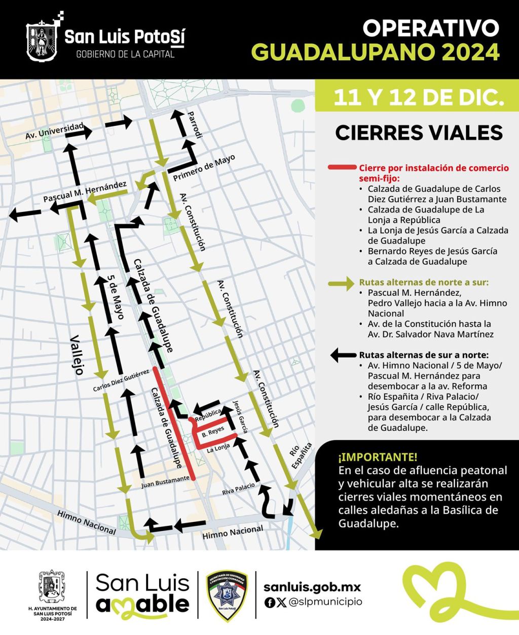 SSPC de la Capital desplegará el Operativo Guadalupano 2024