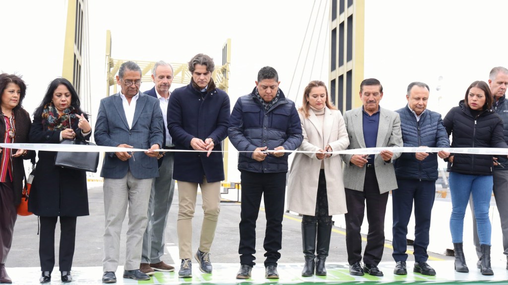 GOBERNADOR RICARDO GALLARDO INAUGURÓ EL NUEVO PUENTE VEHICULAR DEL CIRCUITO&nbsp;POTOSÍ.