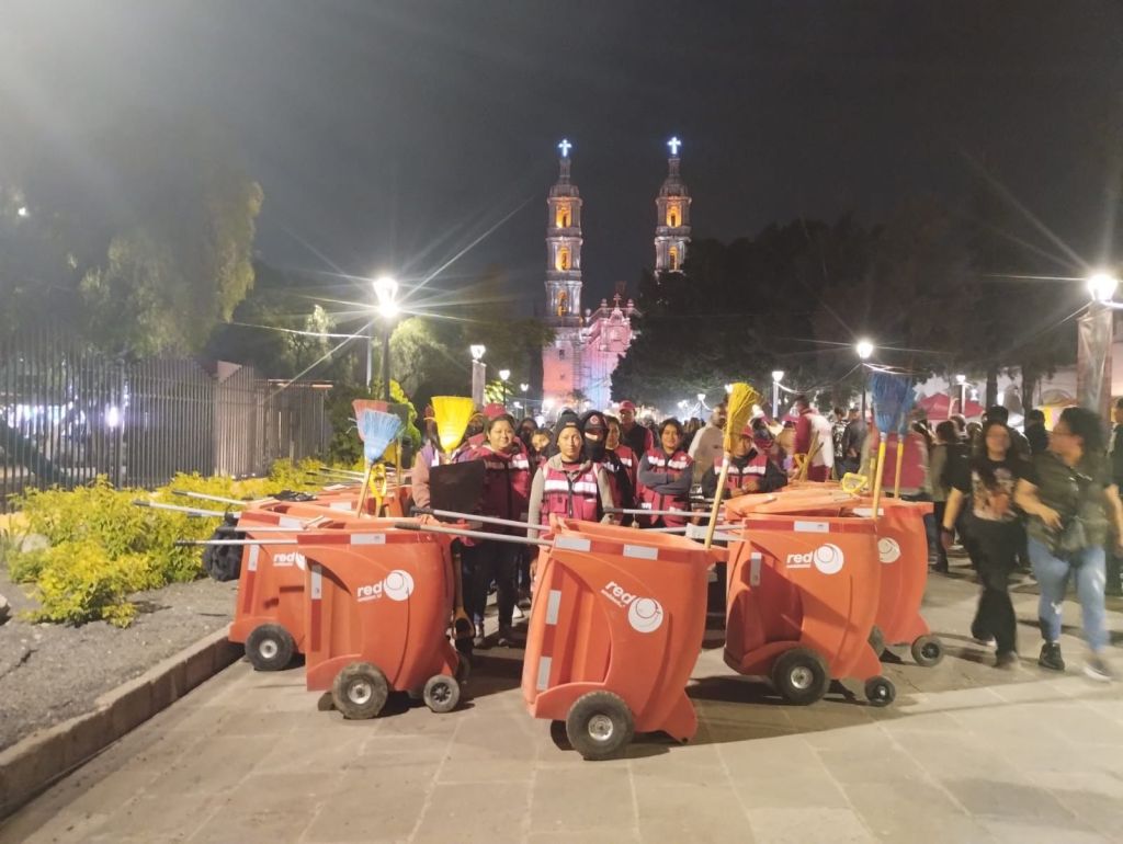 Gobierno de la Capital concluye con éxito el operativo de limpieza por el Día de la Virgen en la Calzada de&nbsp;Guadalupe