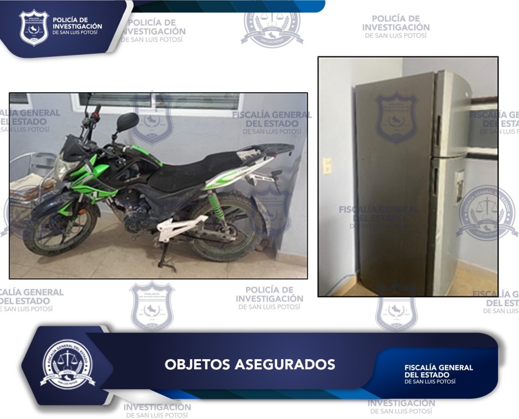 TRAS CONFLICTO FAMILIAR FGE RECUPERA MOTO Y REFRI EN ÉBANO