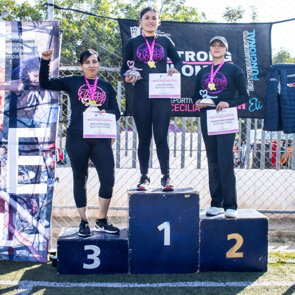 Surgen ganadoras del Reto Strong Women 2024, en el Centro Deportivo María Cecilia del Gobierno de la&nbsp;Capital