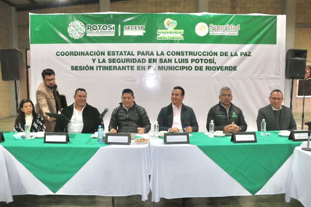 MESA DE SEGURIDAD SE REALIZÓ EN RIOVERDE