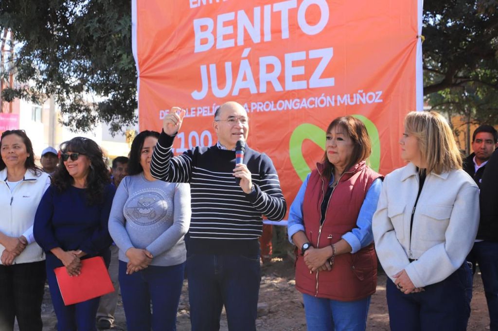 Con intenso ritmo de trabajo, Alcalde Galindo cierra 2024 con entrega de nuevas vialidades en Haciendas de&nbsp;Jacarandas