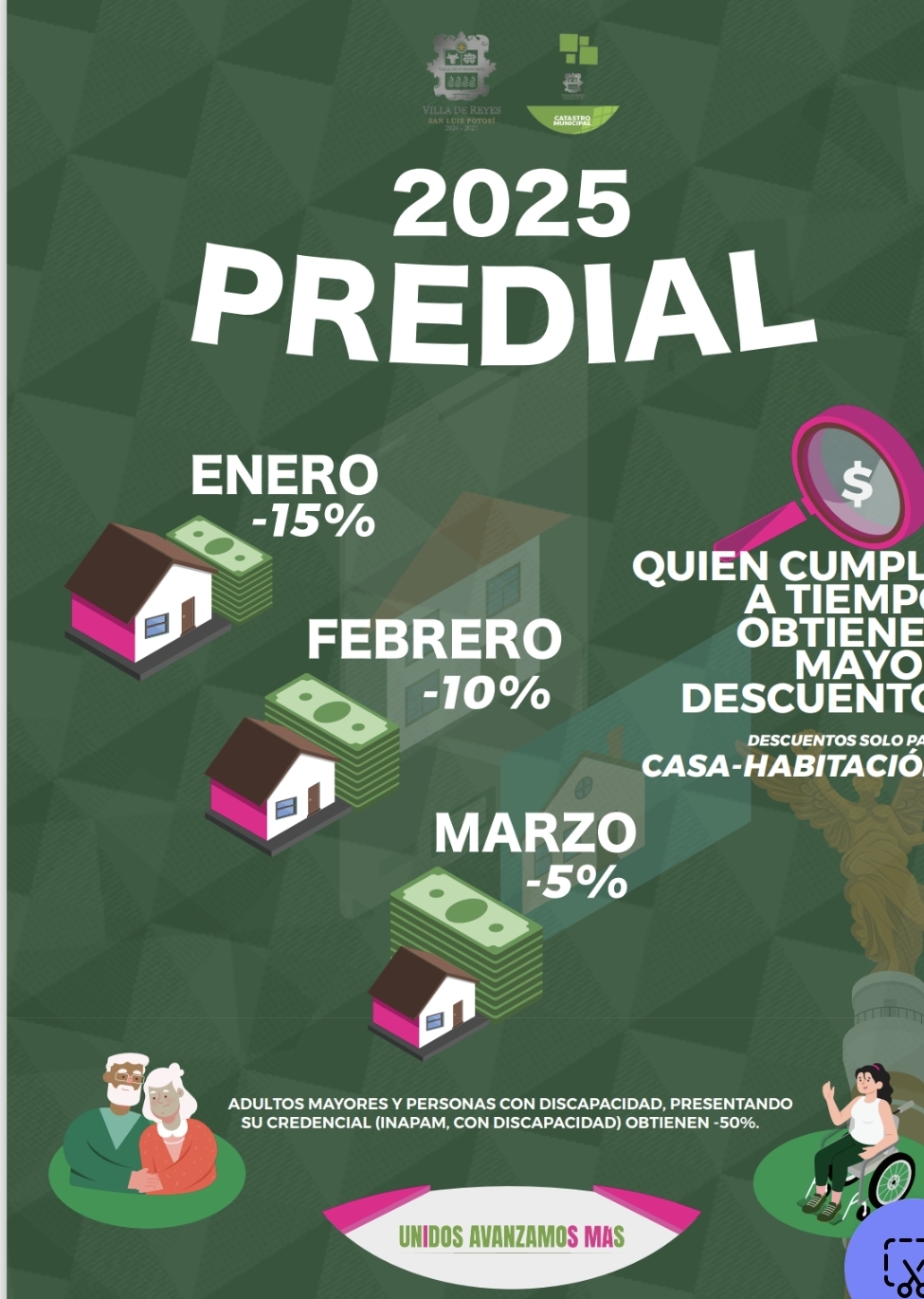 ISMAEL HERNÁNDEZ ANUNCIÓ DESCUENTOS EN EL PREDIAL PARA VILLA DE&nbsp;REYES