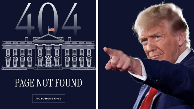 DONALD TRUMP EN SU SEGUNDO DIA MANDA QUITAR PAGINA EN ESPAÑOL DE LA CASA&nbsp;BLANCA