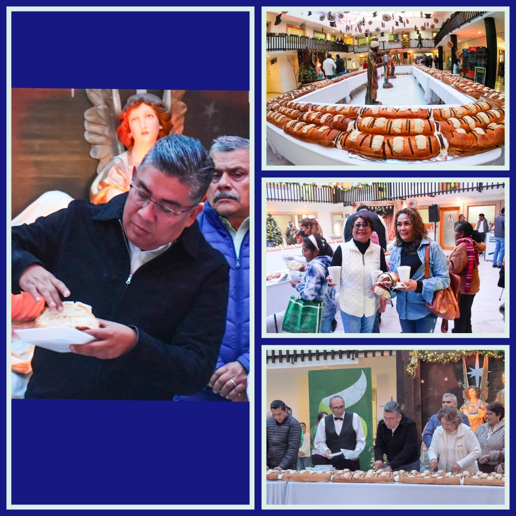 ALCALDE JUAN MANUEL NAVARRO MUÑIZ COMPARTE CON FAMILIAS LA MONUMENTAL ROSCA DE&nbsp;REYES