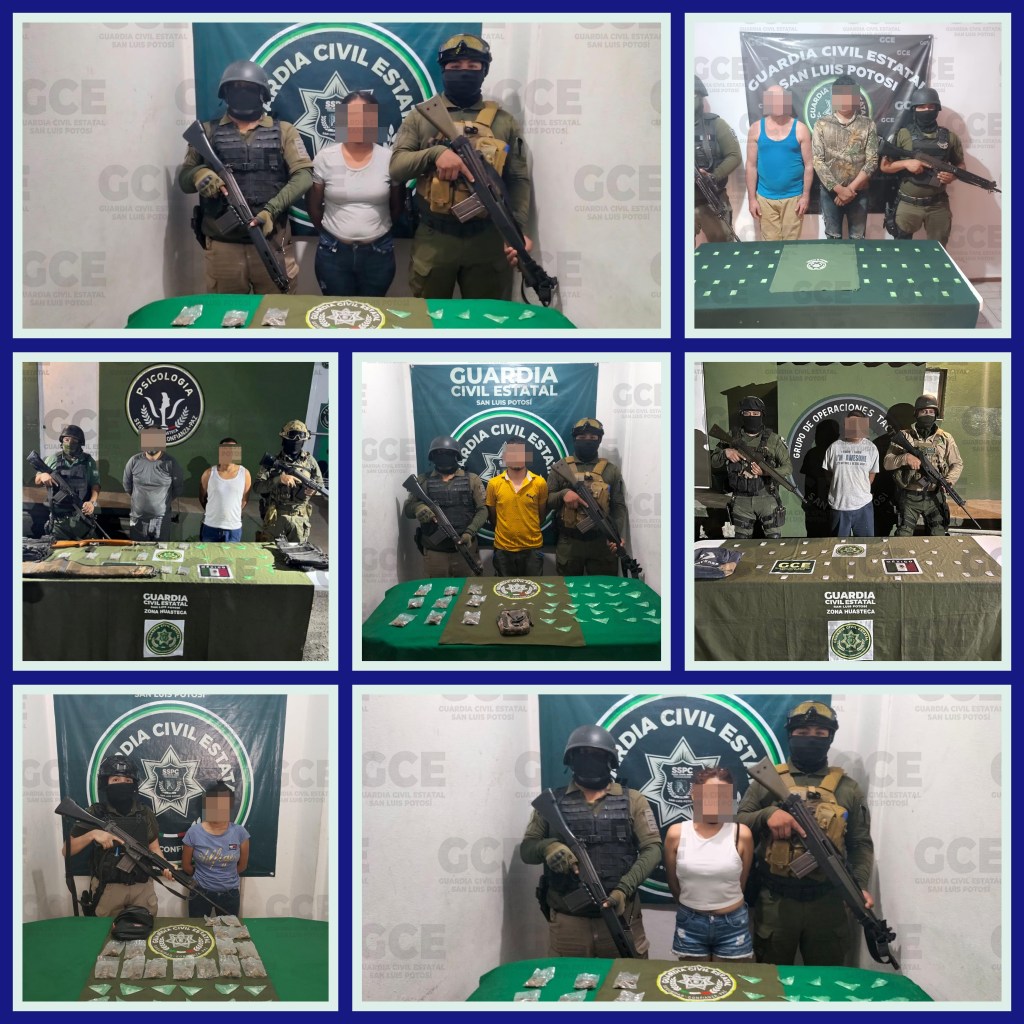 CINCO OBJETIVOS CRIMIN@LES Y 130 DOSIS DE DR@GA DECOMISADAS, DEJA PLAN “HUASTECA SEGURA”