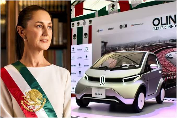PRESIDENTA CLAUDIA SHEINBAUM PRESENTA OLINIA, PRIMERA ARMADORA MEXICANA DE MINI VEHICULOS ELÉCTRICOS DESARROLLADOS EN&nbsp;MÉXICO