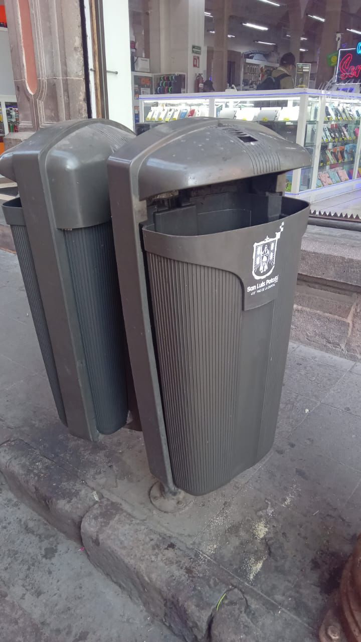 En próximos días, Gobierno de la Capital repondrá papeleras vandalizadas durante fiestas&nbsp;decembrinas