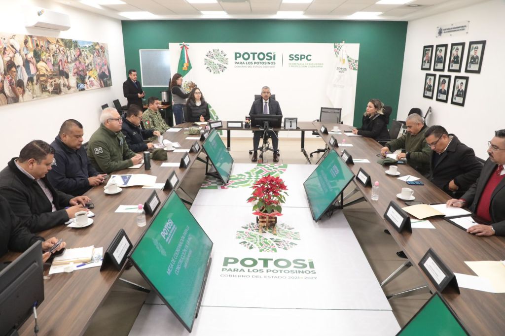 GUARDIA CIVIL DE SOLEDAD INFORMA RESULTADOS POSITIVOS DE CIERRE E INICIO DE AÑO EN MESA ESTATAL DE SEGURIDAD