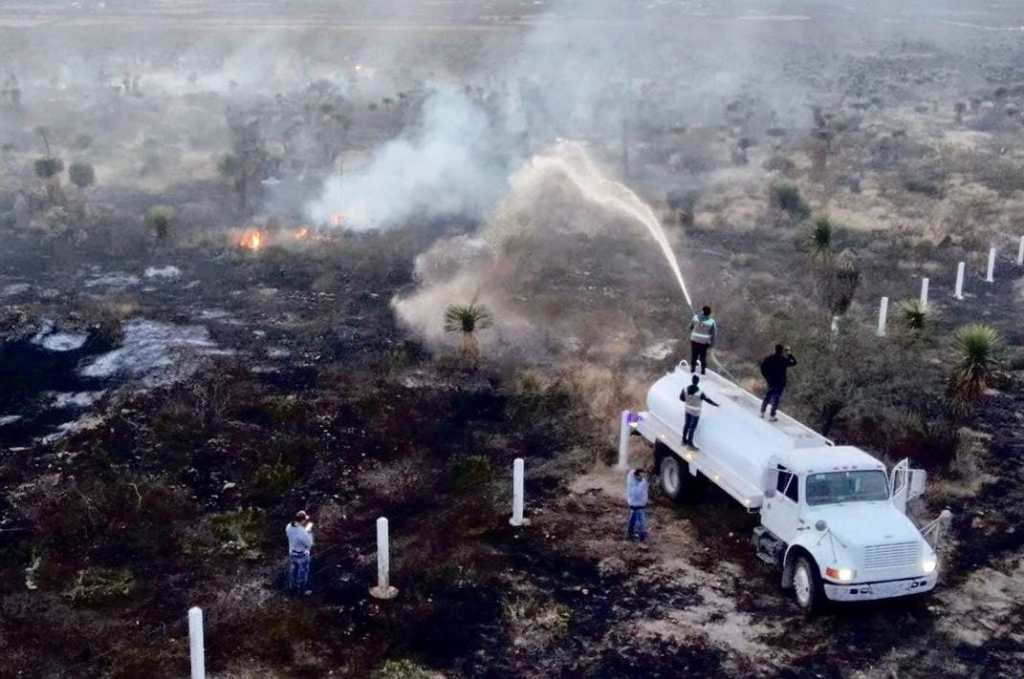 CONTROLADO, INCENDIO FORESTAL EN CÁNDIDO NAVARRO: AYUNTAMIENTO DE&nbsp;SOLEDAD