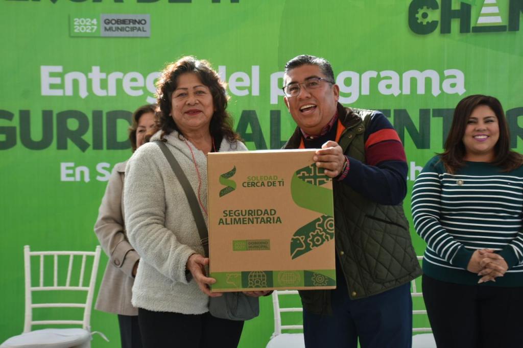 JUAN MANUEL NAVARRO ARRANCA PROGRAMA «SEGURIDAD ALIMENTARIA» Y FORTALECE LAS POLÍTICAS SOCIALES PARA LOS&nbsp;SOLEDENSES