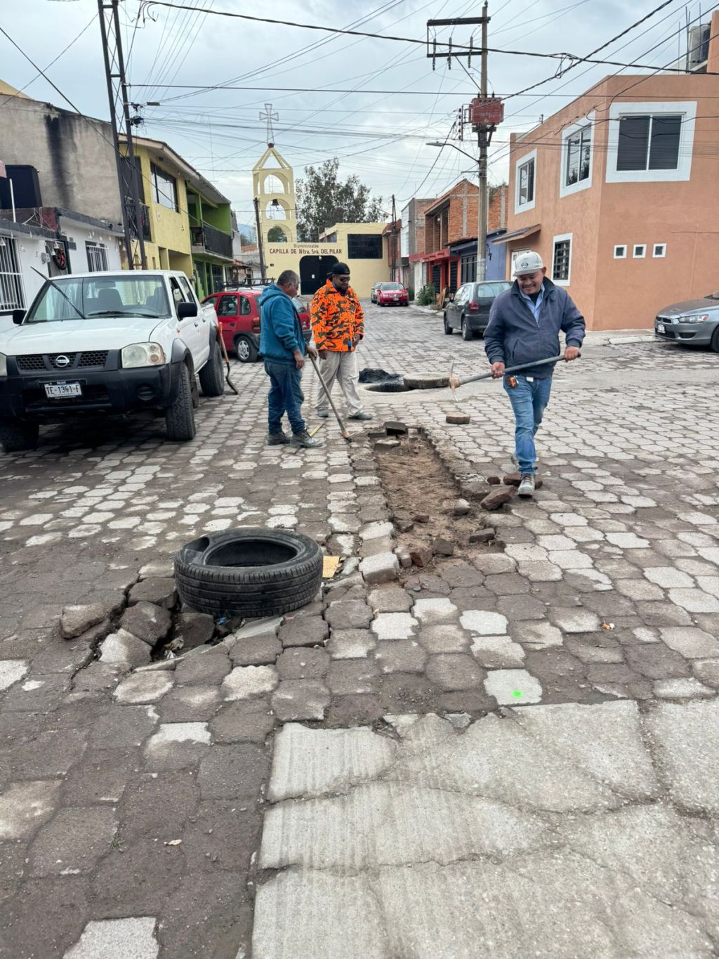 Interapas mantiene trabajos de rehabilitación sanitaria en la colonia&nbsp;Constituyentes