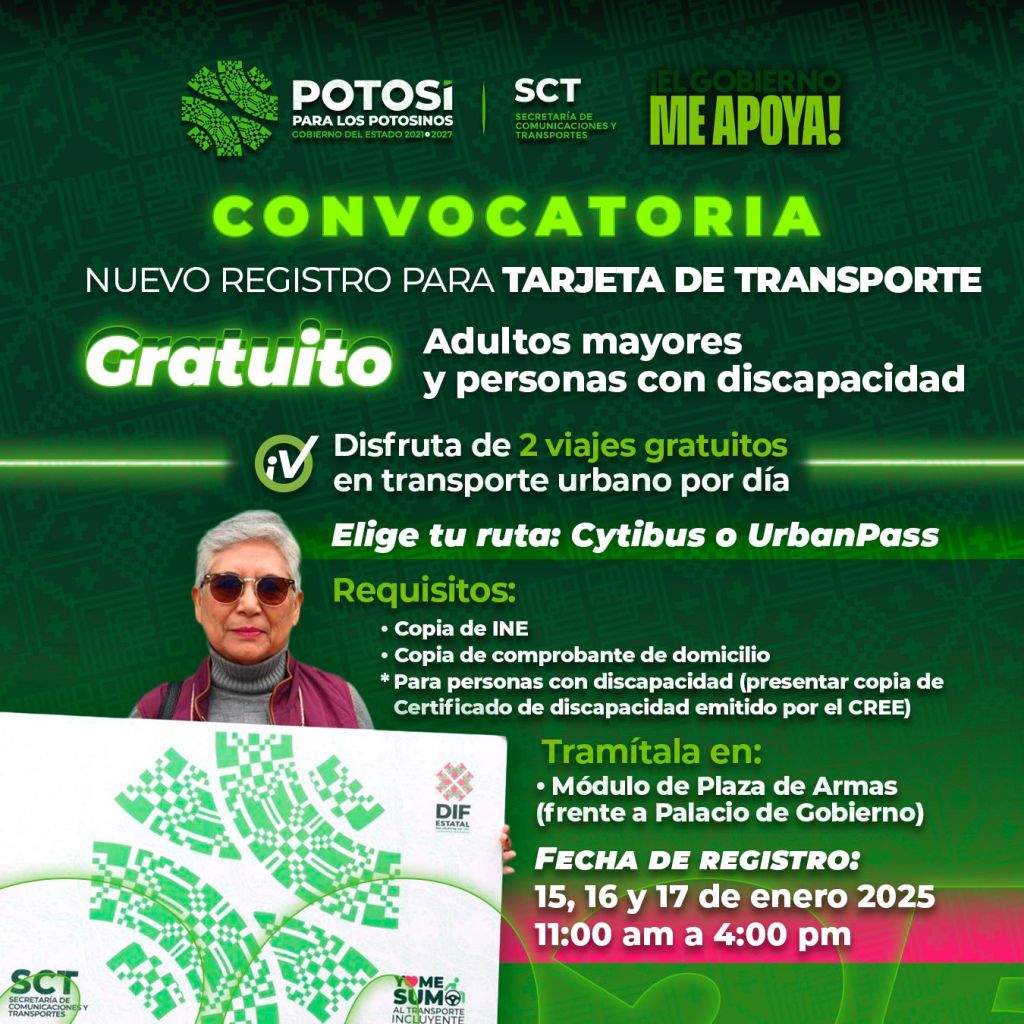 EL ESTADO GARANTIZA TRANSPORTE GRATIS A PERSONAS ADULTAS MAYORES Y CON&nbsp;DISCAPACIDAD