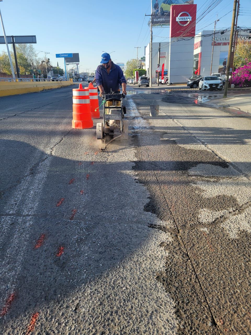 Solo esta semana, Interapas comenzó la reparación de ocho colapsos en la Zona&nbsp;Metropolitana