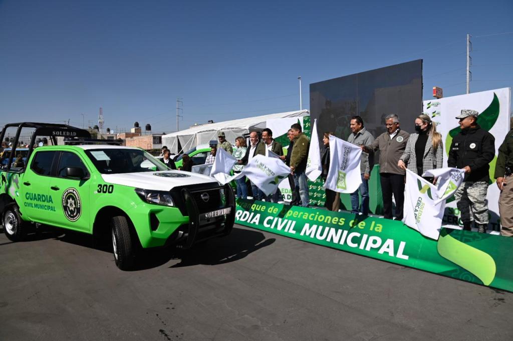GALLARDO Y NAVARRO ARRANCAN NUEVA GUARDIA CIVIL MUNICIPAL EN SOLEDAD DE GRACIANO SÁNCHEZ.