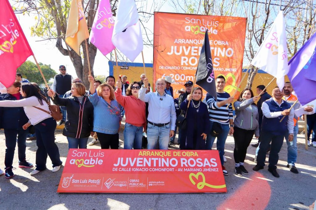 En el arranque de Capital al 100, Alcalde Galindo entrega tres nuevas&nbsp;vialidades