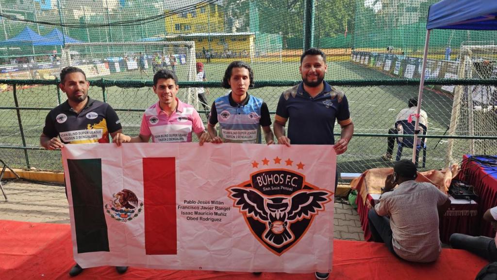El San Luis Amable, representado en torneo de futbol para ciegos en la India, con ayuda del DIF Municipal