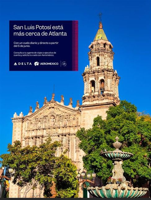 SLP IMPULSA EL DESARROLLO CON RUTA AÉREA A&nbsp;ATLANTA