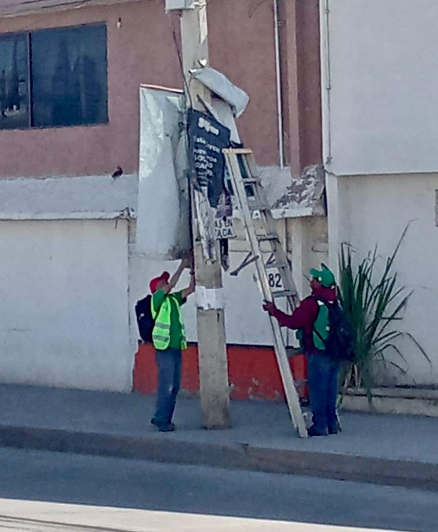 AYUNTAMIENTO DE SOLEDAD RETIRA PUBLICIDAD CADUCA Y DEVUELVE EL EMBELLECIMIENTO DE AVENIDAS&nbsp;PRINCIPALES