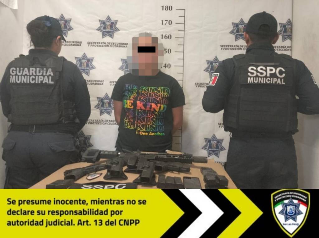 SSPC detuvo a mujer en el Panteón del Saucito con armas de grueso calibre