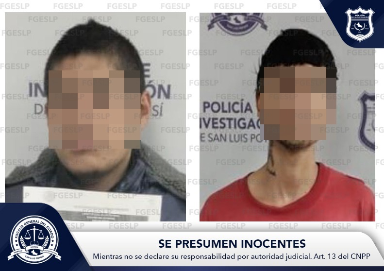 TRAS ROB0 DE MOTOCICLETA SON APREHENDIDOS DOS SUJETOS EN SLP POR ELEMENTOS DE&nbsp;FISCALÍA