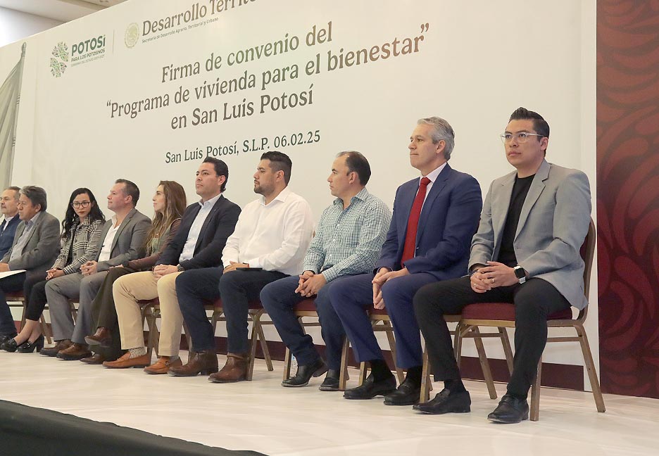 LA COORDINACIÓN ENTRE LOS GOBIERNOS FEDERAL Y ESTATAL SERÁ DETERMINANTE PARA FORTALECER LOS PROGRAMAS DE VIVIENDA ECONÓMICA Y DE CALIDAD EN&nbsp;SLP