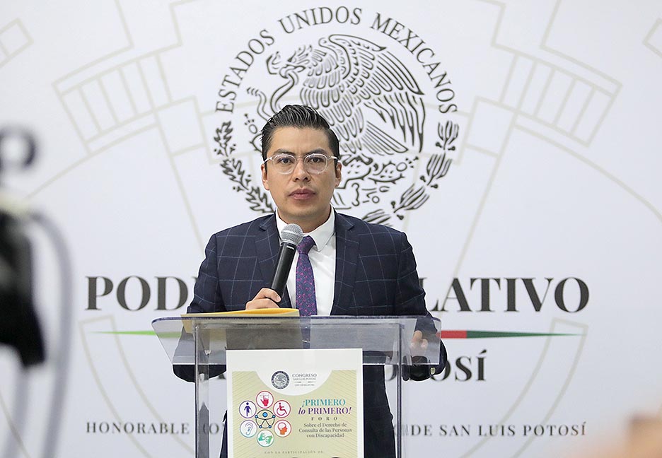 LA DIRECTIVA DEL CONGRESO DEL ESTADO LLEVARÁ A CABO EL FORO SOBRE EL DERECHO DE CONSULTA DE LAS PERSONAS CON DISCAPACIDAD: DIP. CUAUHTLI BADILLO&nbsp;MORENO