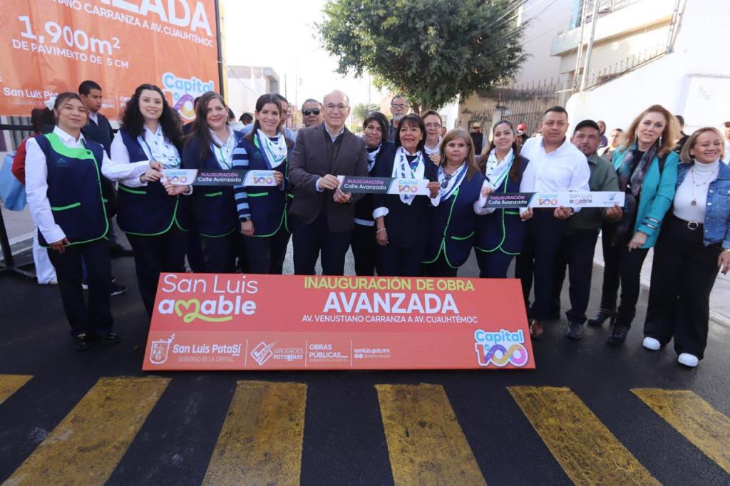 Nuevo rostro a la calle Avanzada; Alcalde Galindo anuncia segunda&nbsp;etapa