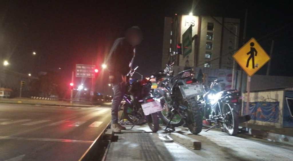 SSPC de la Capital disuade a grupo de motociclistas por conducción temeraria en vía&nbsp;pública