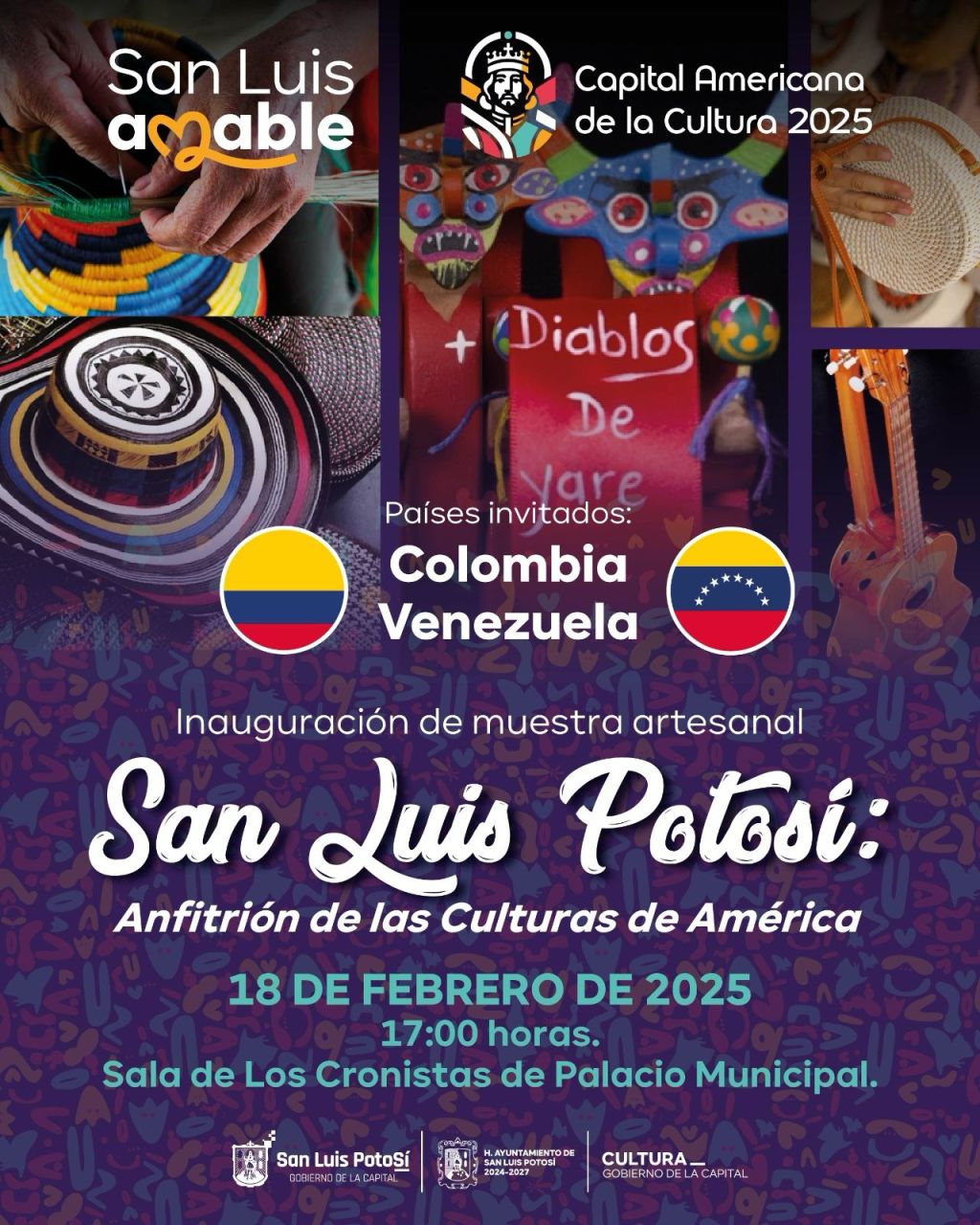 Próxima semana arranca exposición artesanal de Venezuela y Colombia en Palacio&nbsp;Municipal