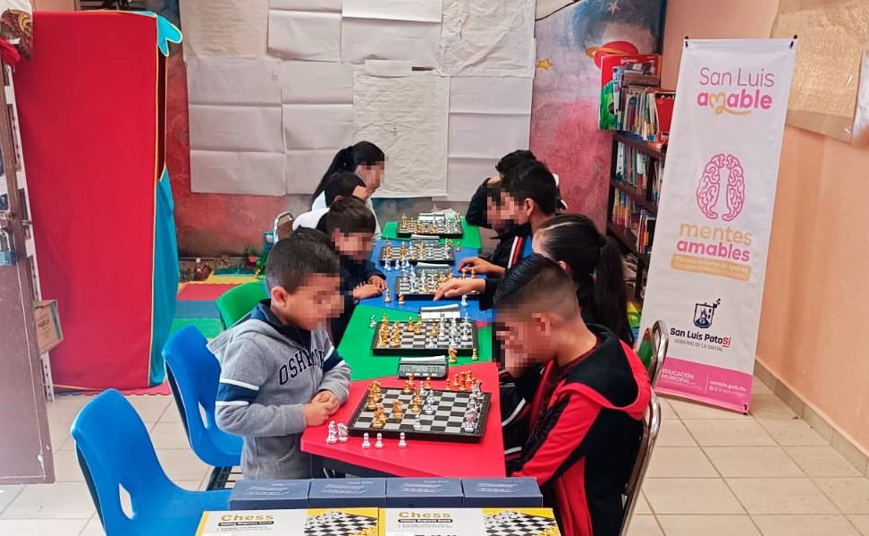 El Sistema Municipal de Educación del Ayuntamiento de SLP fomenta valores cívicos a través del&nbsp;ajedrez